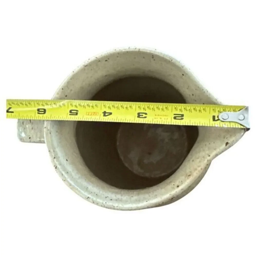 RRP Robinson Ransbottom Roseville‎ Art Pottery Pitcher 8.5 In Speckled Vintage
